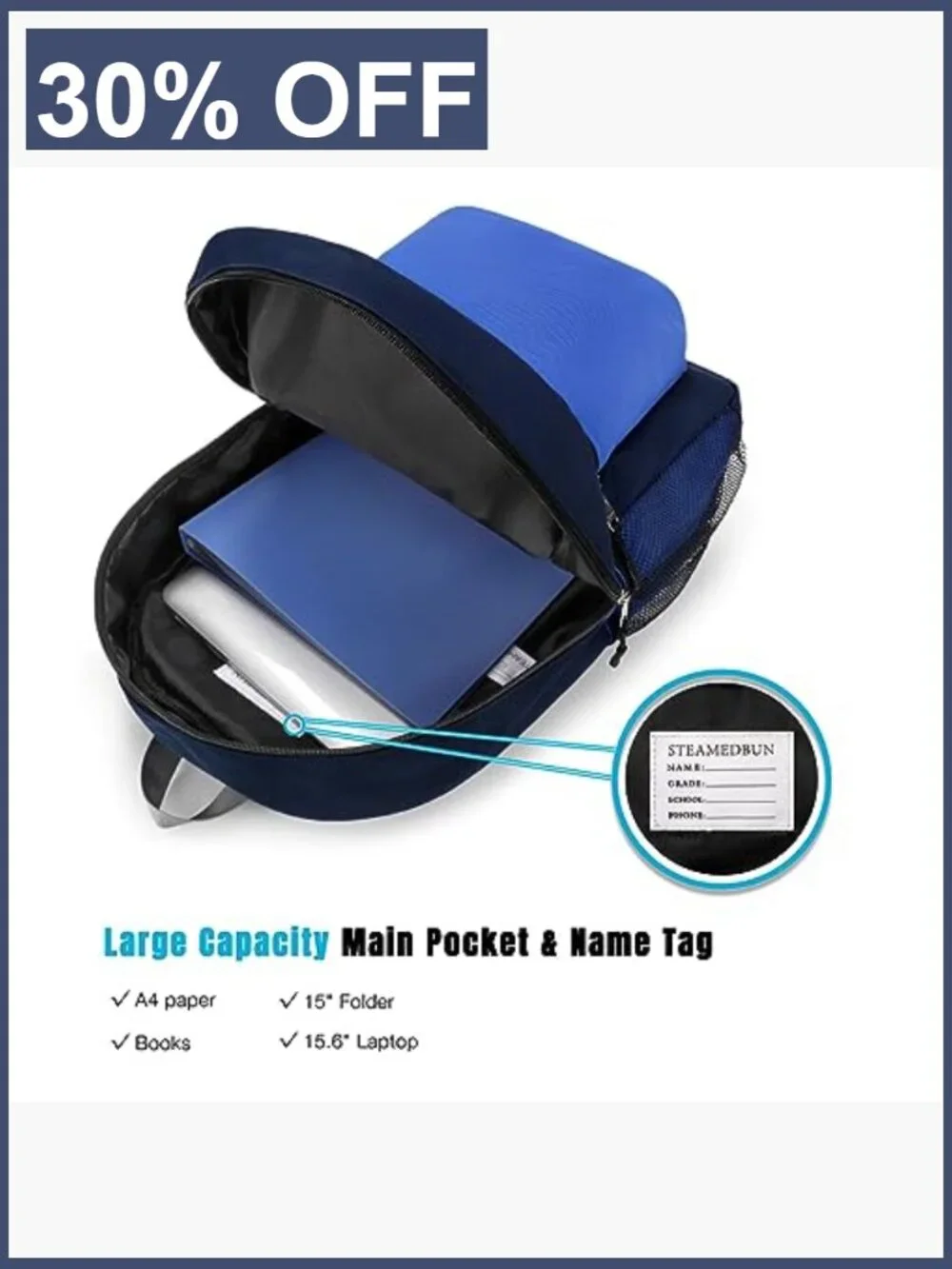 Kids Backpack for Boys Elementary School Bag 5-9 Years